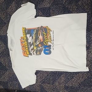 White fast and furious t shirt